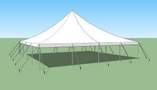Picture of 40x40 Pole Tent