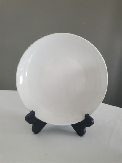 Picture of Plate, 9" Dinner White Rack 20 pcs